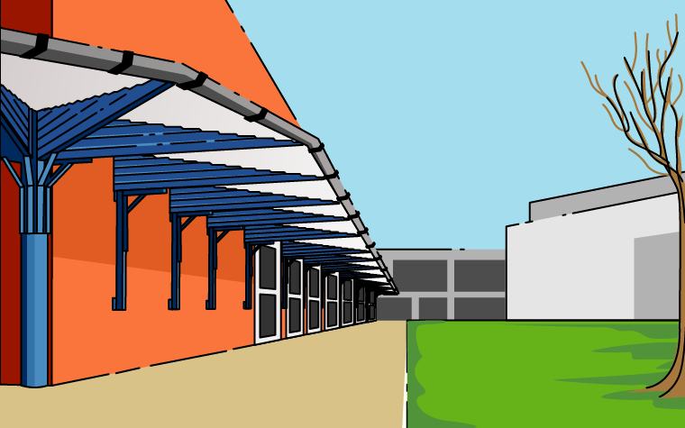 3 benefits of covered walkways for schools
