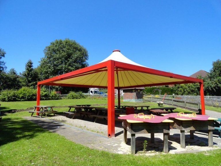 Utility Rentals’ unique playground canopy school rental package
