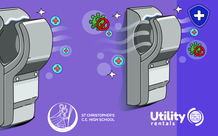 St Christopher’s Academy Rents Dyson AIrblades