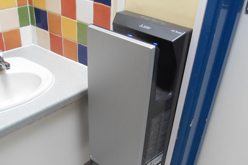 Perry Court Primary School saves money on hand drying