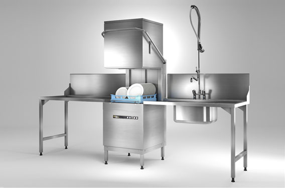 Reliable, affordable commercial warewashers for school kitchens